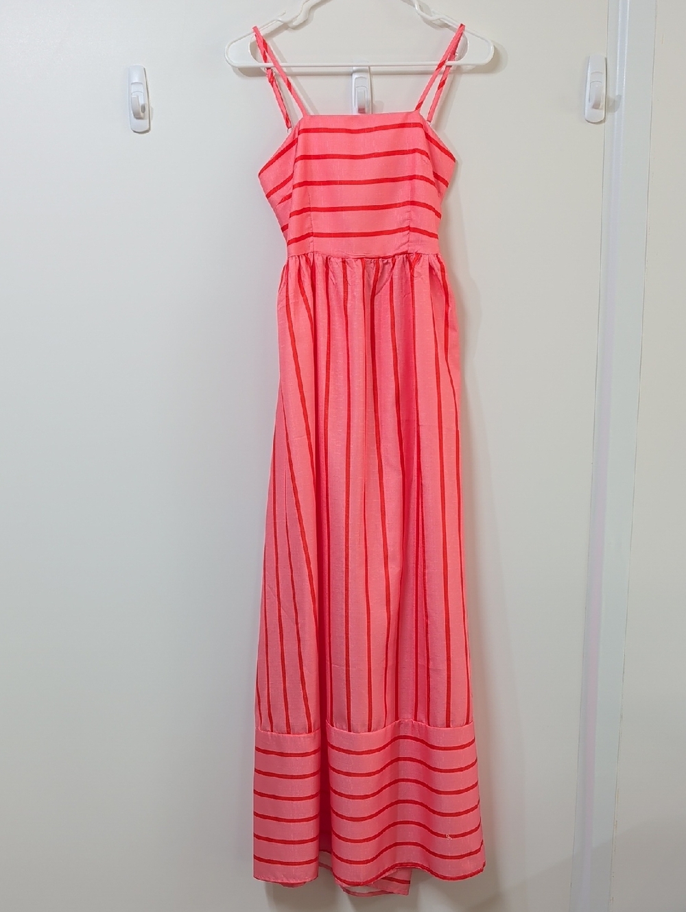 Petal & Pup Pink Red Pixie Maxi Dress Size Small